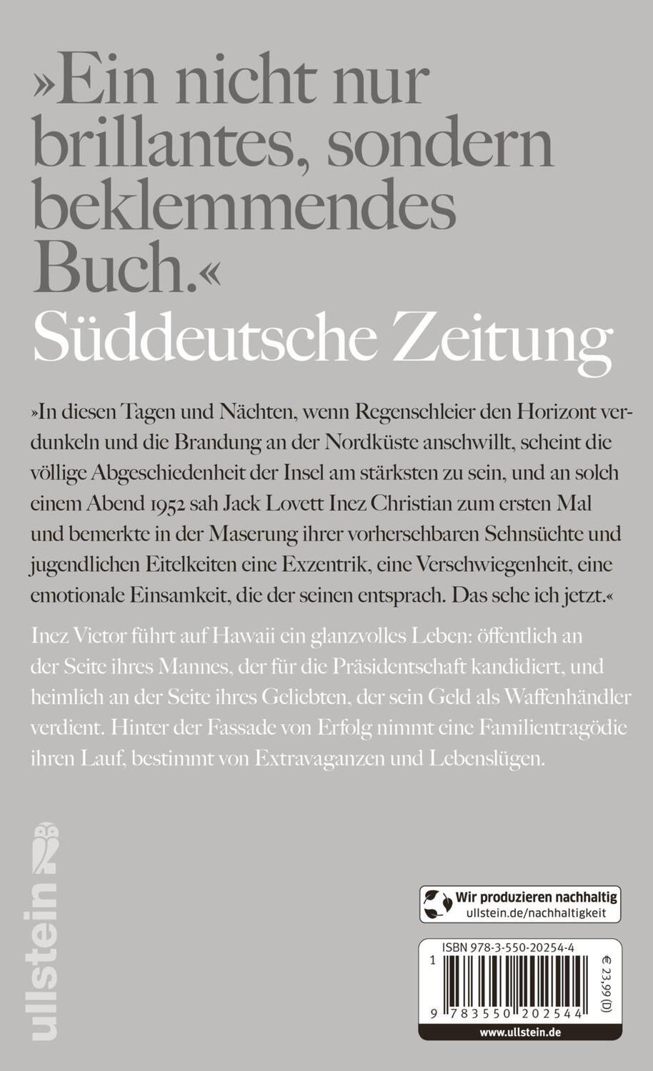 Rückseite: 9783550202544 | Demokratie | Roman Die Wiederentdeckung zur US-Wahl | Joan Didion