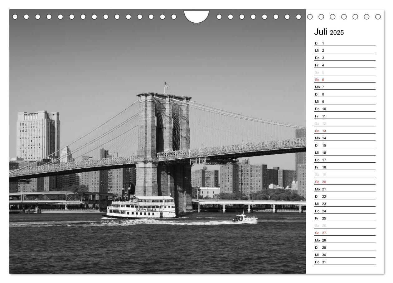 Bild: 9783435525171 | New York (Wandkalender 2025 DIN A4 quer), CALVENDO Monatskalender