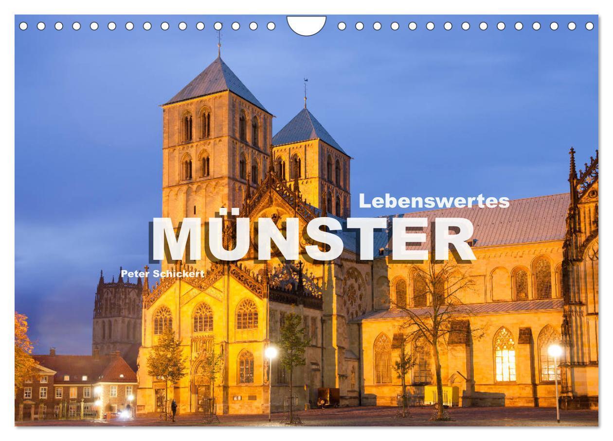 Cover: 9783435261000 | Lebenswertes Münster (Wandkalender 2025 DIN A4 quer), CALVENDO...