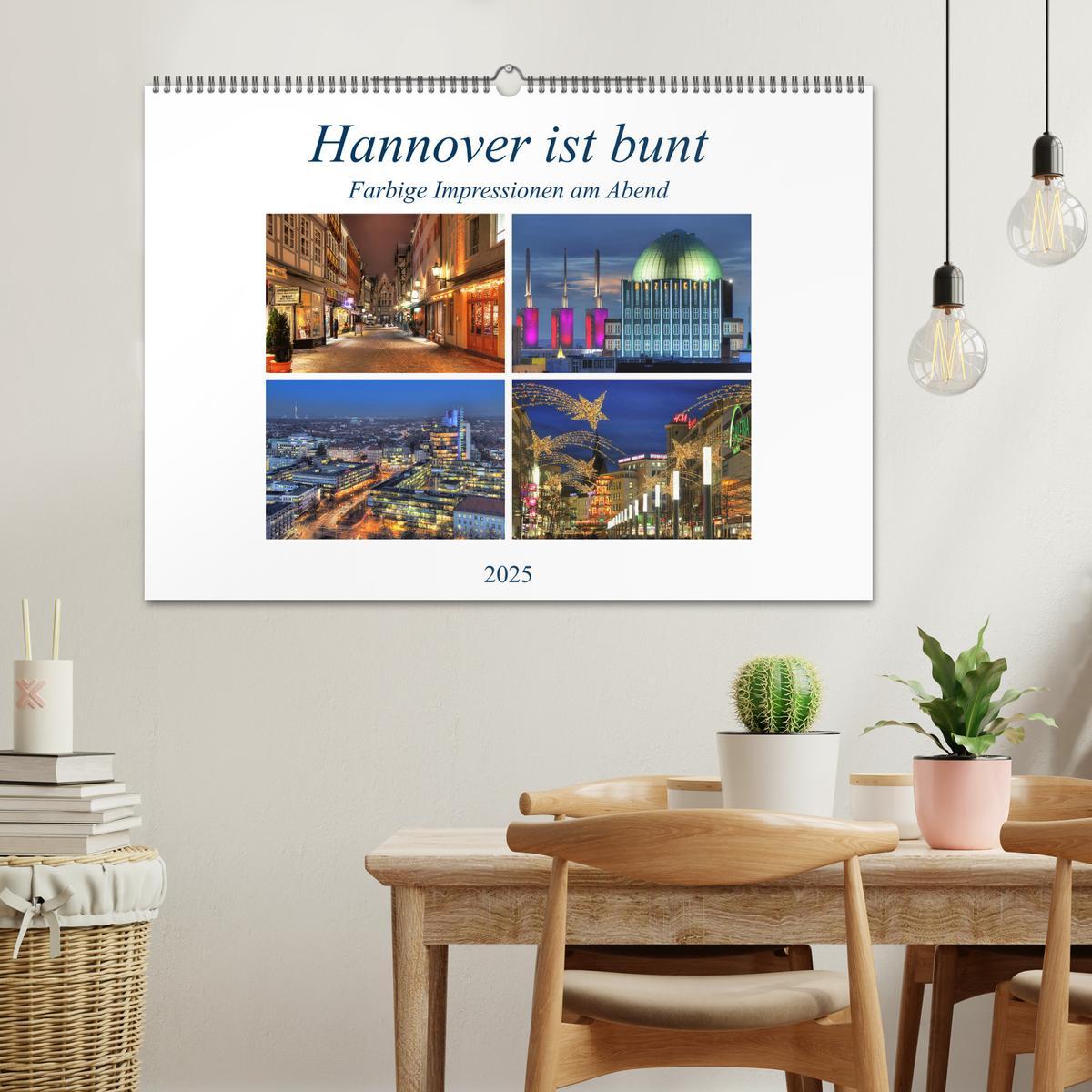 Bild: 9783435439133 | Hannover ist bunt (Wandkalender 2025 DIN A2 quer), CALVENDO...