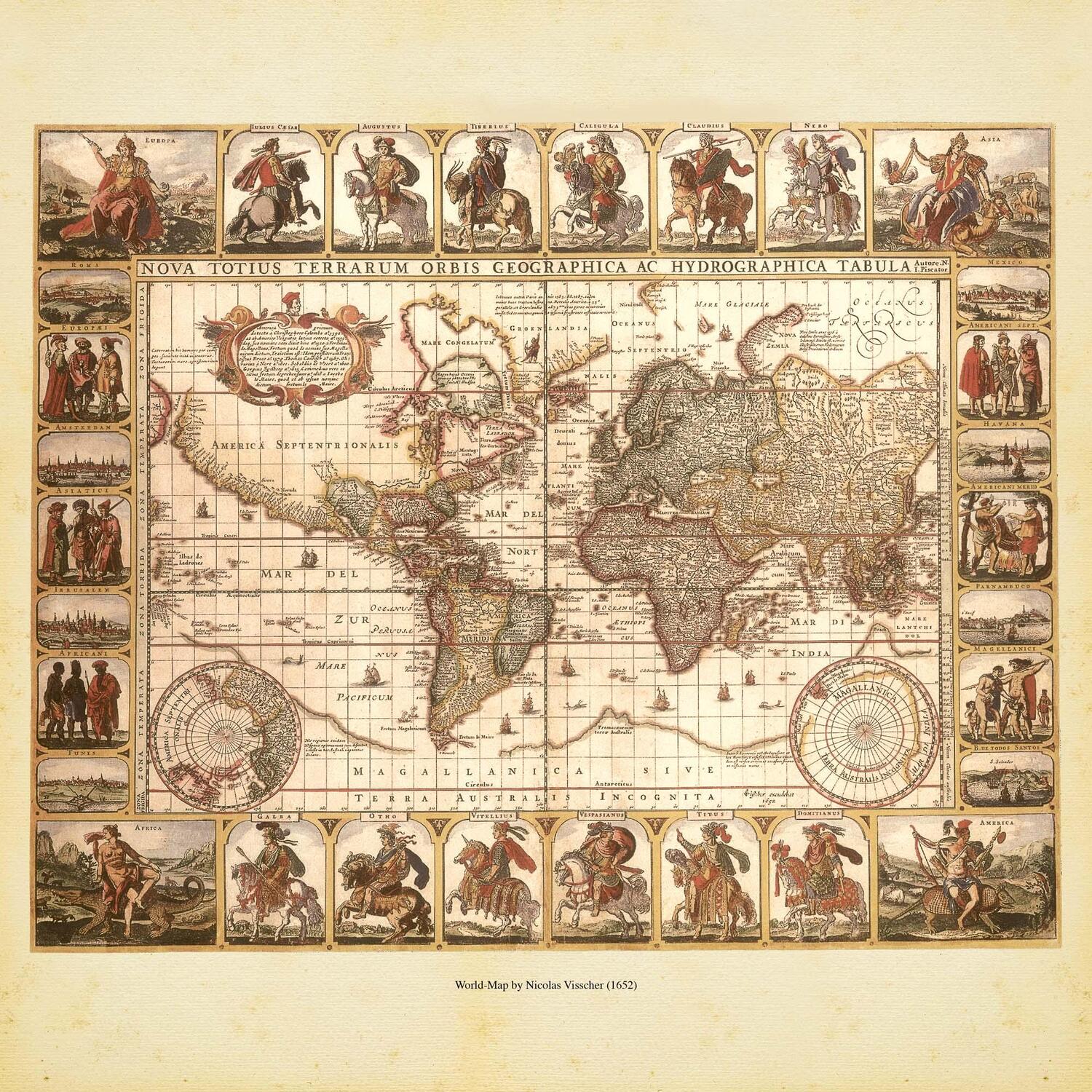 Bild: 9783959293891 | Antique Maps 2025 | Kalender 2025 | Kalender | Media Illustration