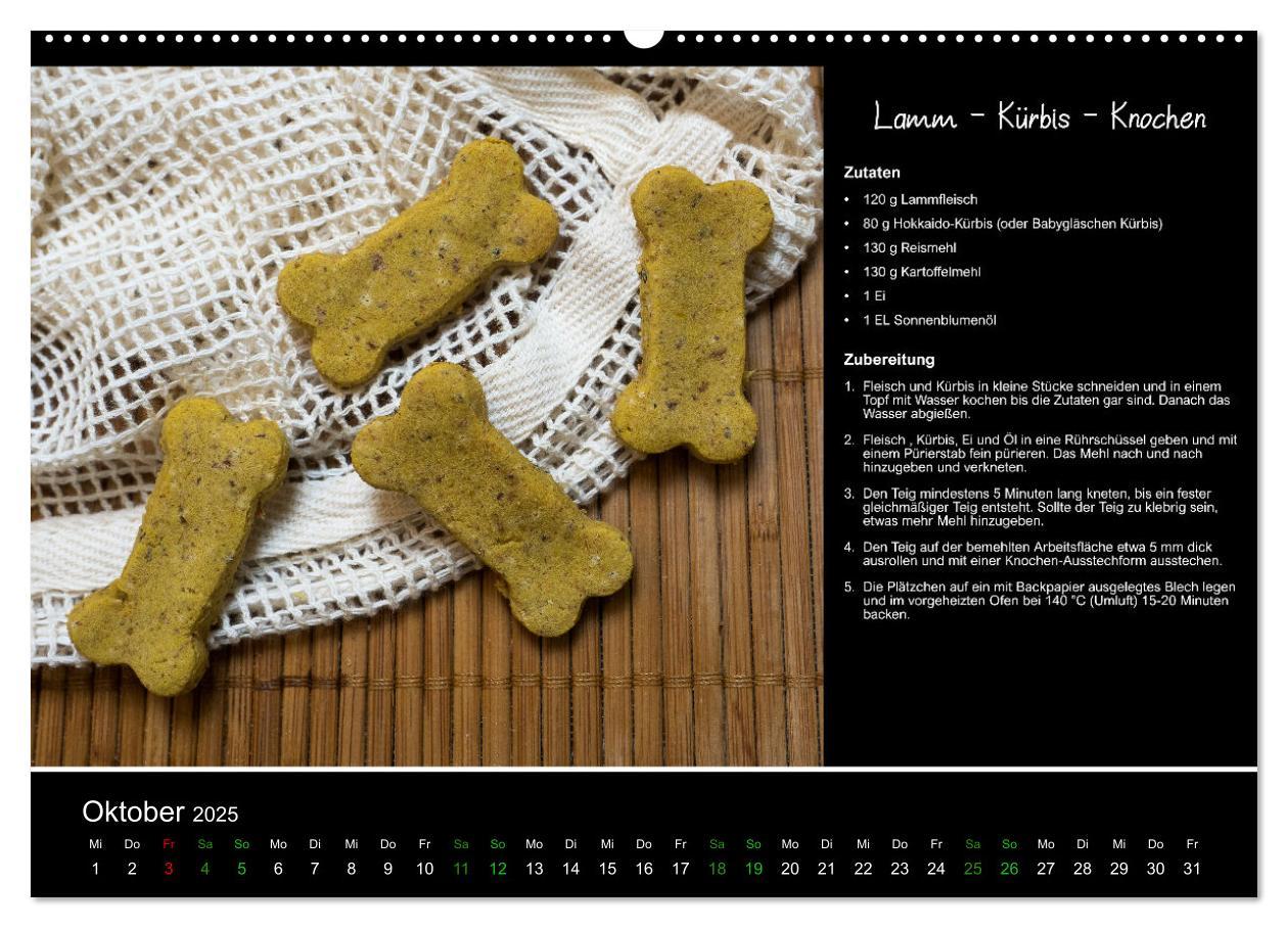 Bild: 9783435086573 | Hundekekse backen - Rezepte fürs ganze Jahr (Wandkalender 2025 DIN...