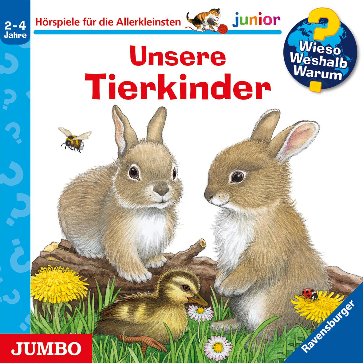 Cover: 9783833738524 | Wieso? Weshalb? Warum? junior. Unsere Tierkinder | Frauke Nahrgang