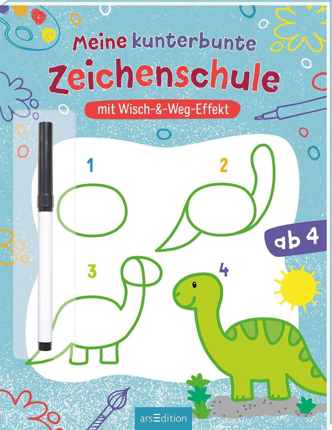 Cover: 9783845846927 | Meine kunterbunte Zeichenschule | Mit Wisch-&amp;-Weg-Effekt! | Buch