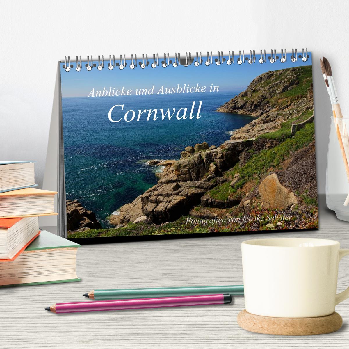 Bild: 9783435666744 | Anblicke und Ausblicke in Cornwall (Tischkalender 2025 DIN A5...