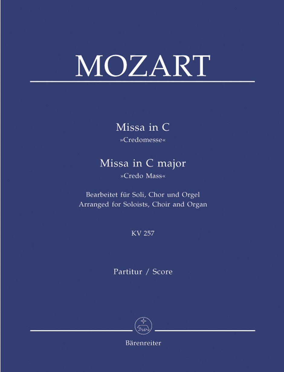 Cover: 9790006527946 | Missa C-Dur KV 257 'Credomesse' | Wolfgang Amadeus Mozart | Broschüre