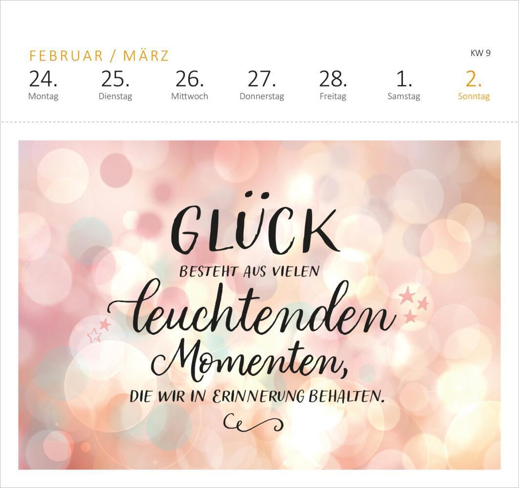 Bild: 4014489132899 | Postkartenkalender Glücksmantras 2025 | Kalender | Spiralaufsteller