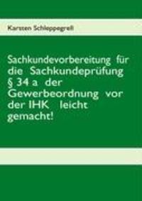 Cover: 9783837089493 | Sachkundevorbereitung für die Sachkundeprüfung 34 a der...