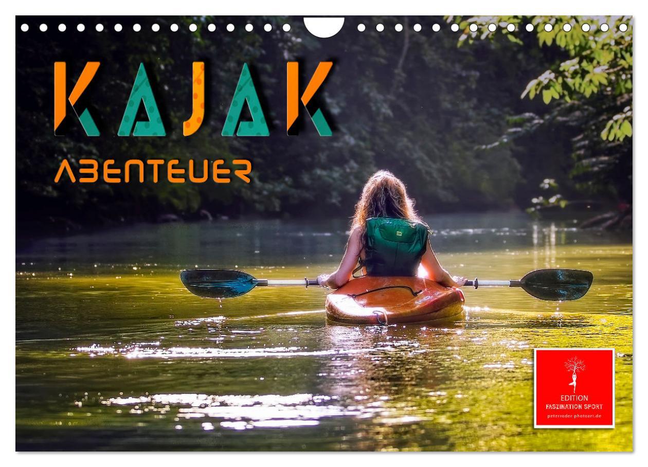 Cover: 9783383923432 | Kajak Abenteuer (Wandkalender 2025 DIN A4 quer), CALVENDO...