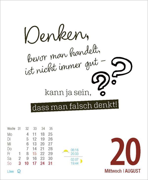 Bild: 9783731877455 | Visual Words 2025 | TypoArt Tages-Abreisskalender | Korsch Verlag