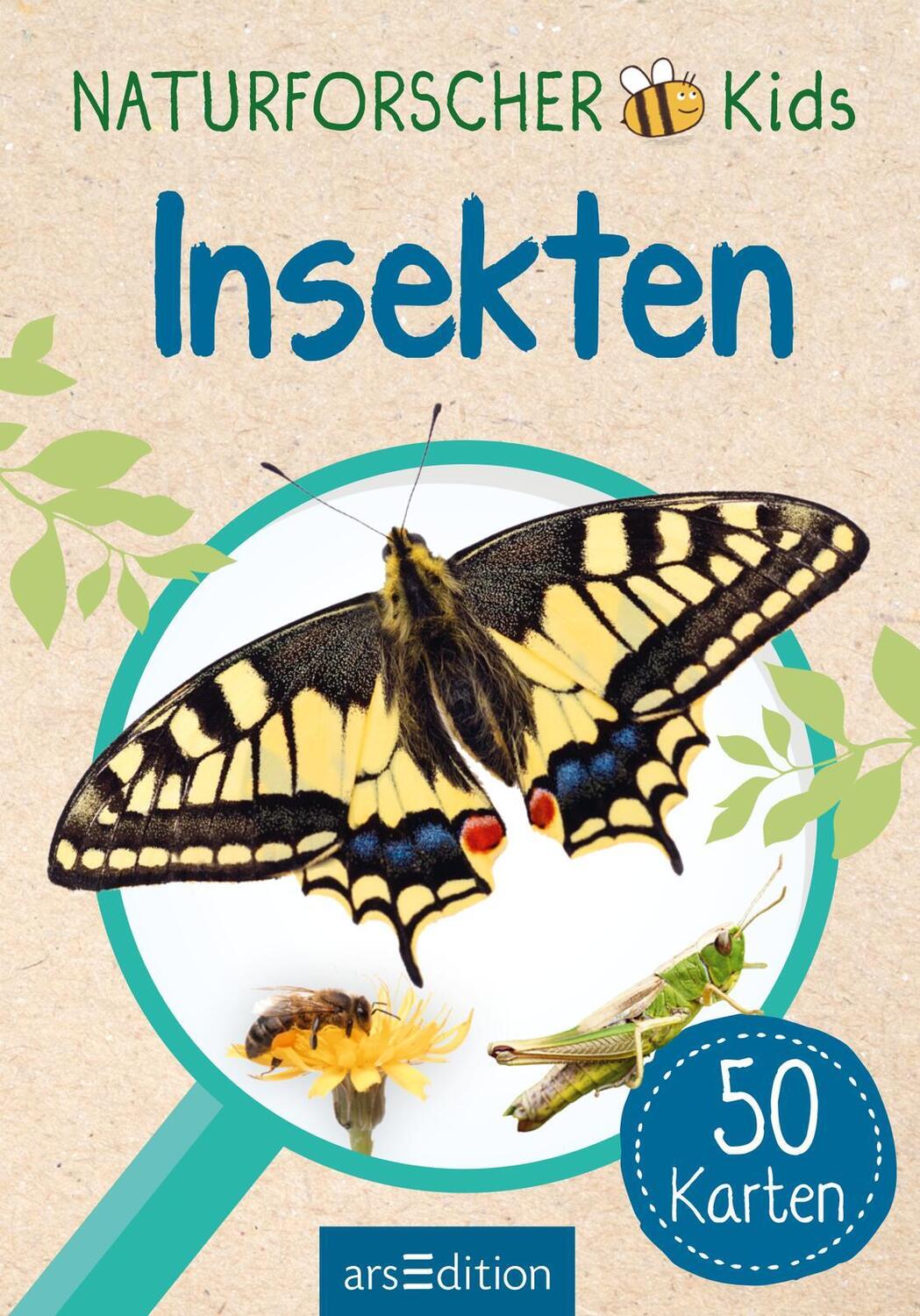 Bild: 9783845856575 | Naturforscher-Kids - Insekten | 50 Karten | Miriam Scholz | Buch