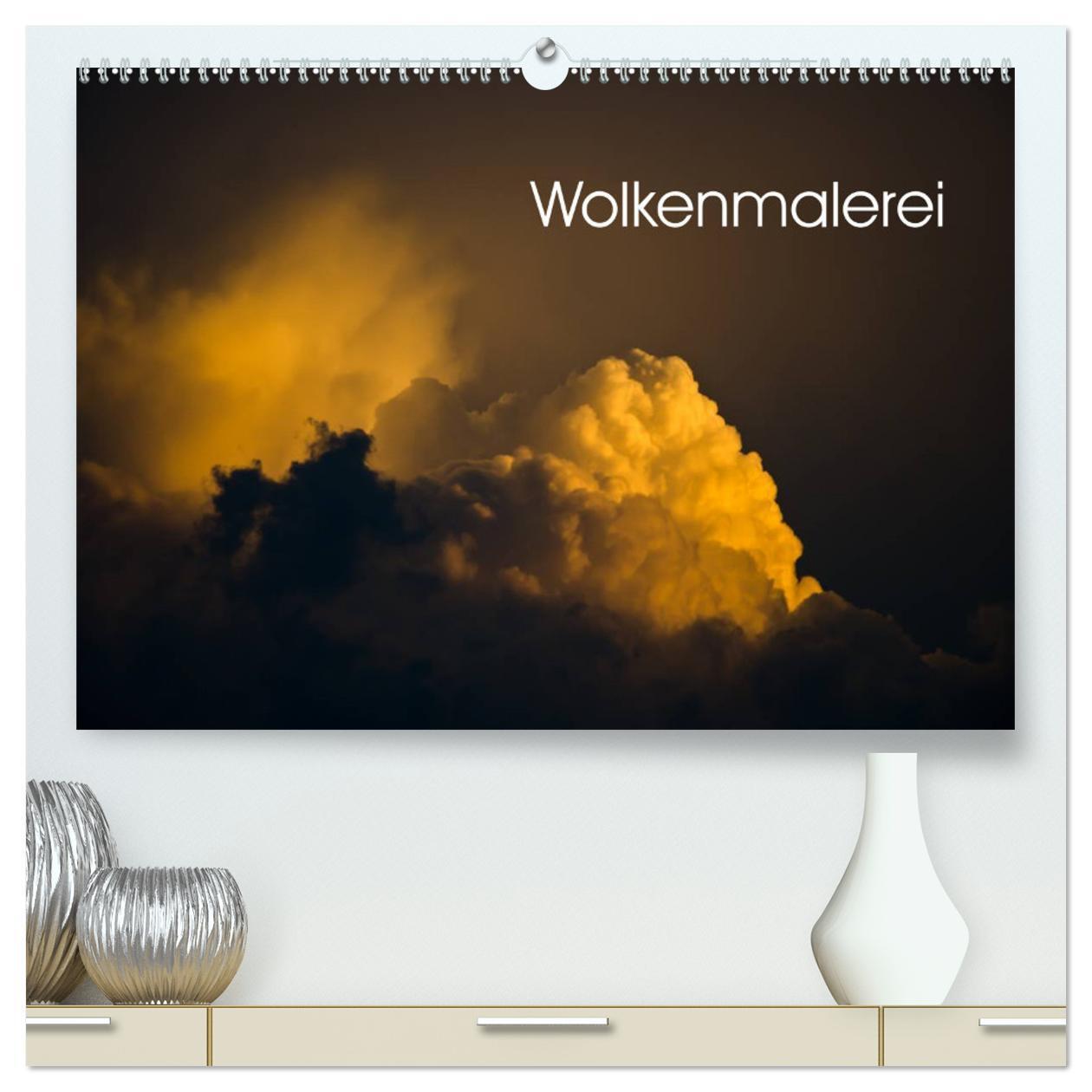 Cover: 9783435654338 | Wolkenmalerei (hochwertiger Premium Wandkalender 2025 DIN A2 quer),...