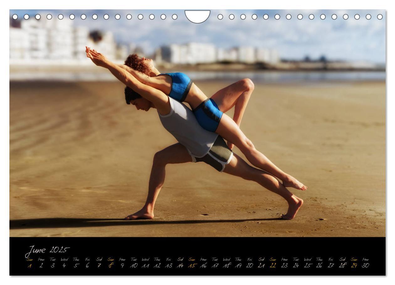 Bild: 9781325943494 | Yoga Couples - Harmony and Passion (Wall Calendar 2025 DIN A4...