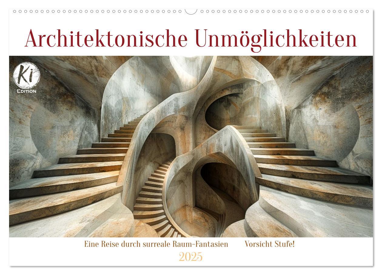 Cover: 9783383823596 | Architektonische Unmöglichkeiten (Wandkalender 2025 DIN A2 quer),...