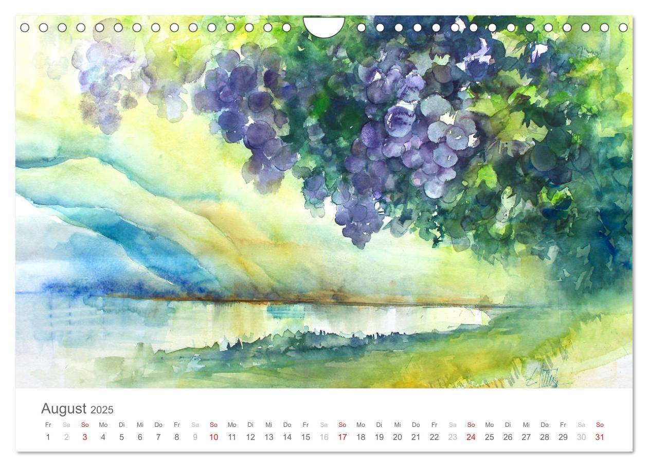 Bild: 9783435559794 | Faszination Aquarell - Eckard Funck (Wandkalender 2025 DIN A4...