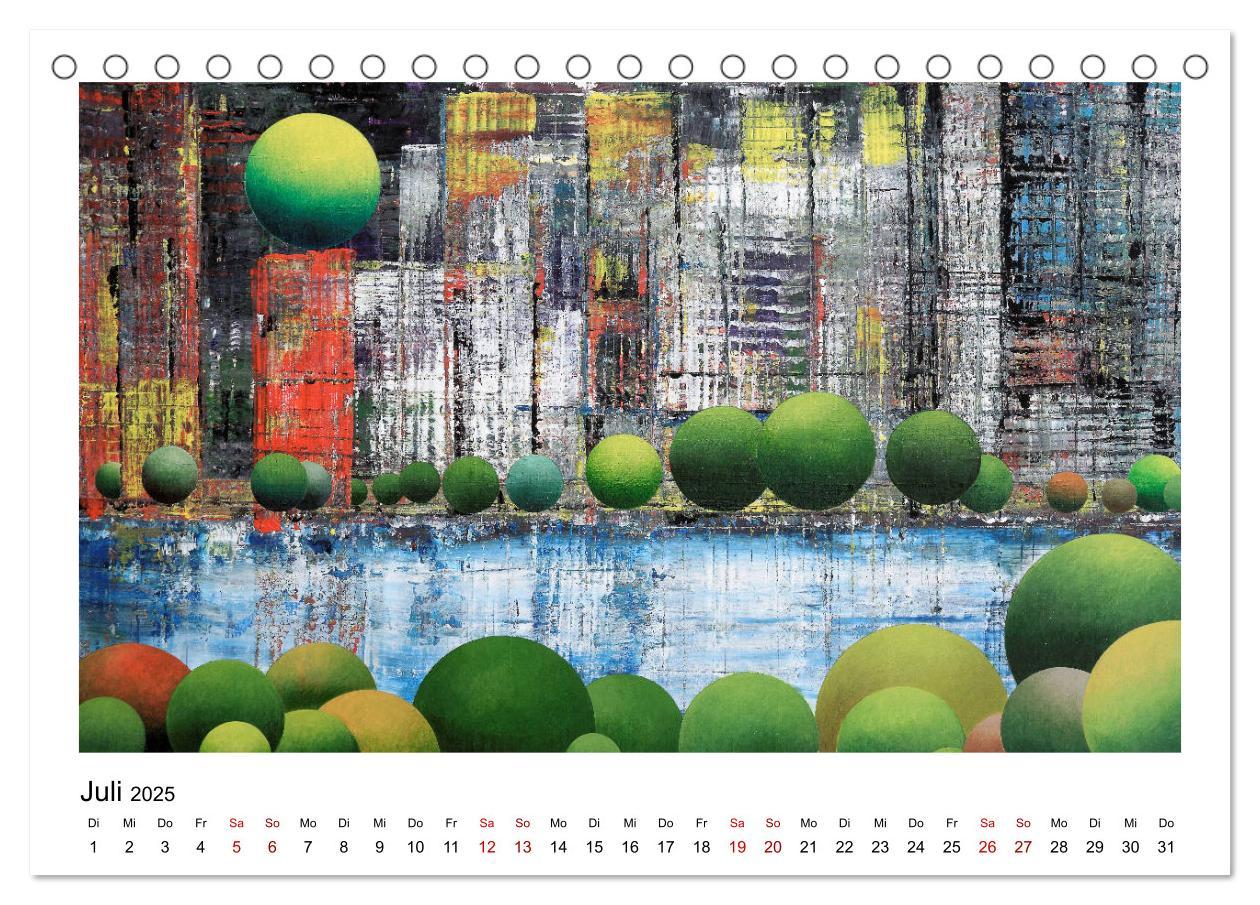 Bild: 9783435443383 | New Yorker Stadtansichten in abstrakter Malerei (Tischkalender 2025...