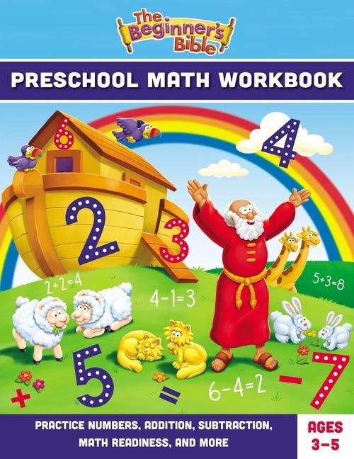 Cover: 9780310138952 | The Beginner's Bible Preschool Math Workbook | The Beginner's Bible