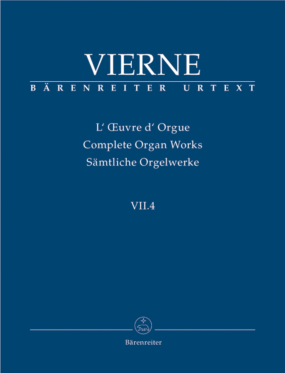 Cover: 9790006535859 | Orgelwerke 7/4 (Op.55) | Louis Vierne | Buch | Bärenreiter Verlag