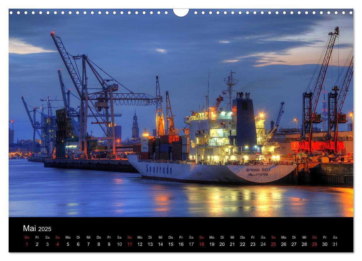 Bild: 9783435759613 | Hamburg (Wandkalender 2025 DIN A3 quer), CALVENDO Monatskalender