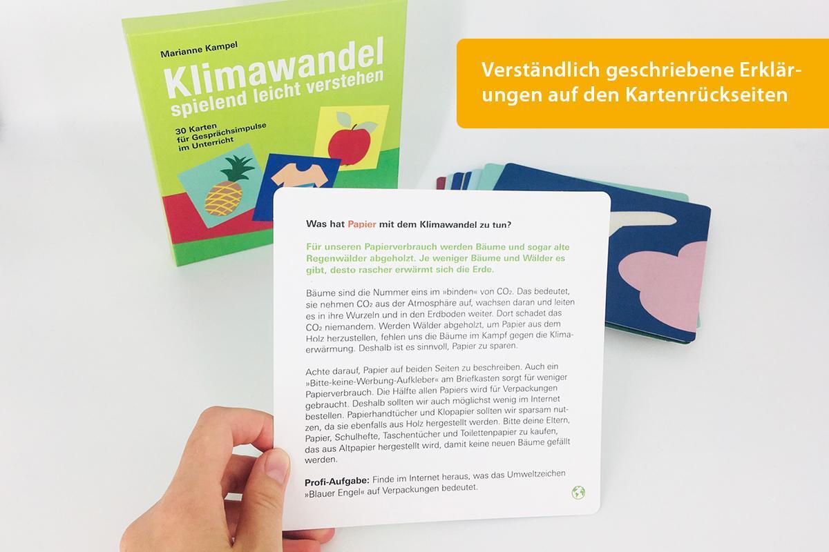 Bild: 4019172200473 | Klimawandel spielend leicht verstehen | Marianne Kampel | Box | 30 S.