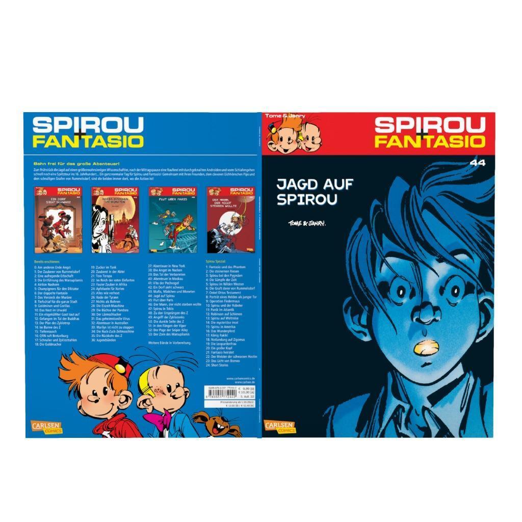 Bild: 9783551772442 | Spirou und Fantasio 44 | Jagd auf Spirou | Philippe Tome | Taschenbuch