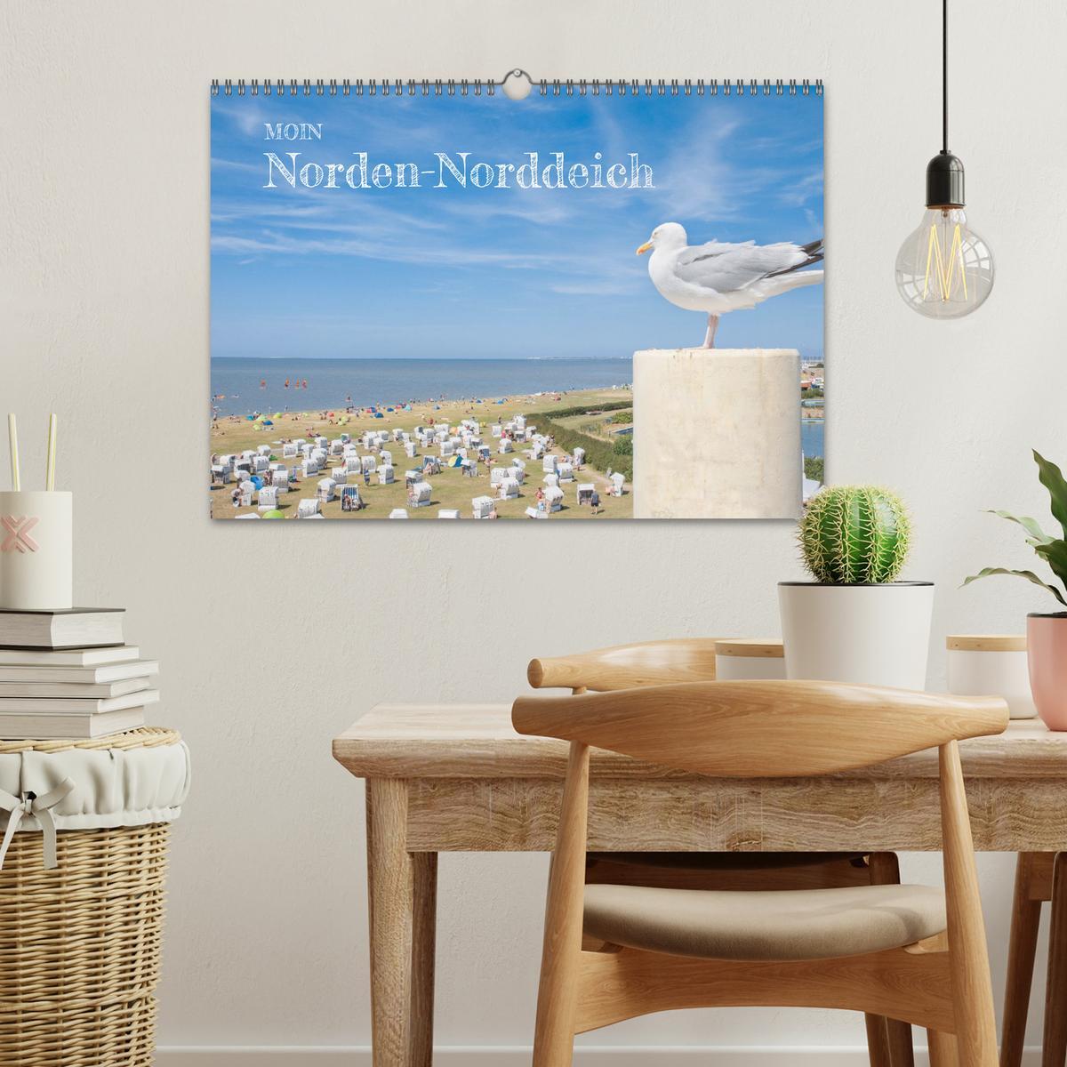 Bild: 9783435071548 | Moin Norden-Norddeich (Wandkalender 2025 DIN A3 quer), CALVENDO...