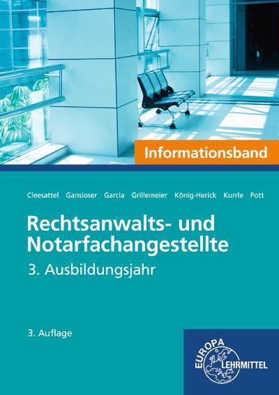 Cover: 9783808549704 | Rechtsanwalts- und Notarfachangestellte, Informationsband | Buch