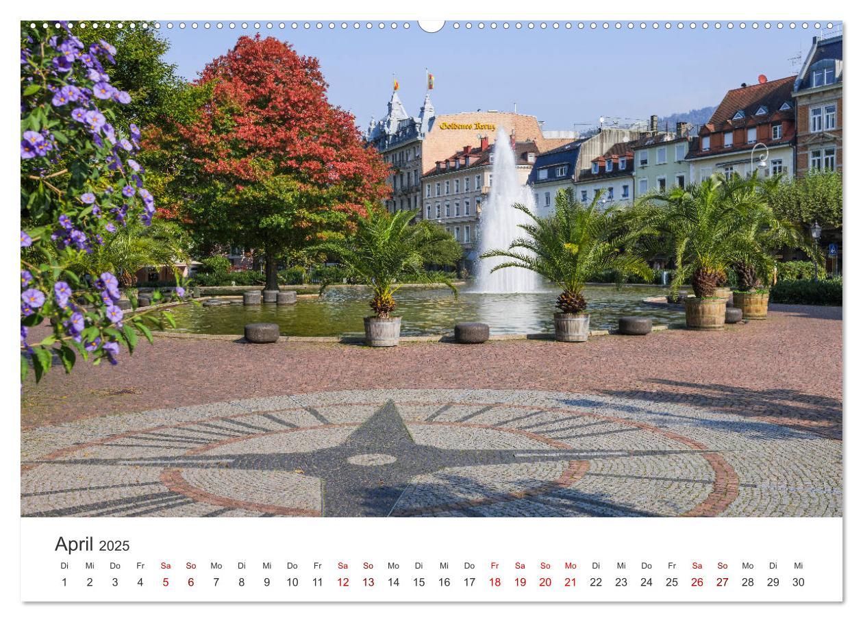 Bild: 9783435283422 | Baden-Baden, Kurstadt am Rande des Schwarzwaldes (Wandkalender 2025...