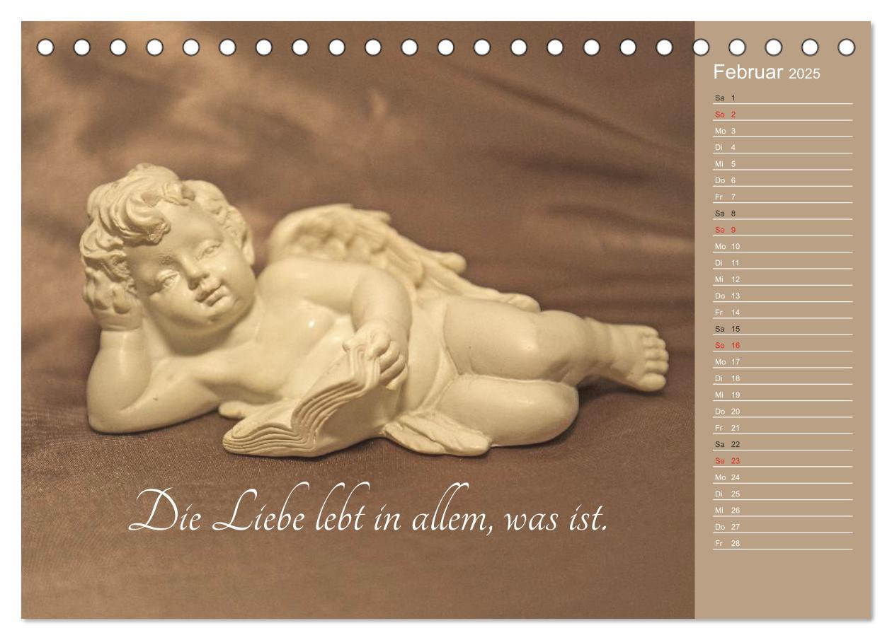 Bild: 9783435502189 | Engel - Die Worte der Liebe (Tischkalender 2025 DIN A5 quer),...