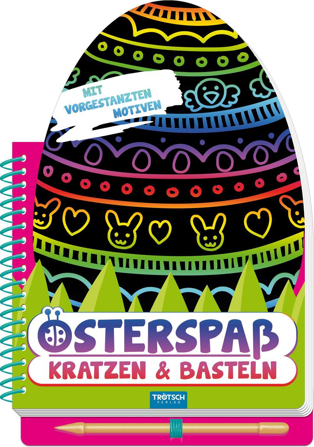 Cover: 9783957749819 | Trötsch Osterspass Kratzen &amp; Basteln | mit 5 Kratzseiten | Verlag