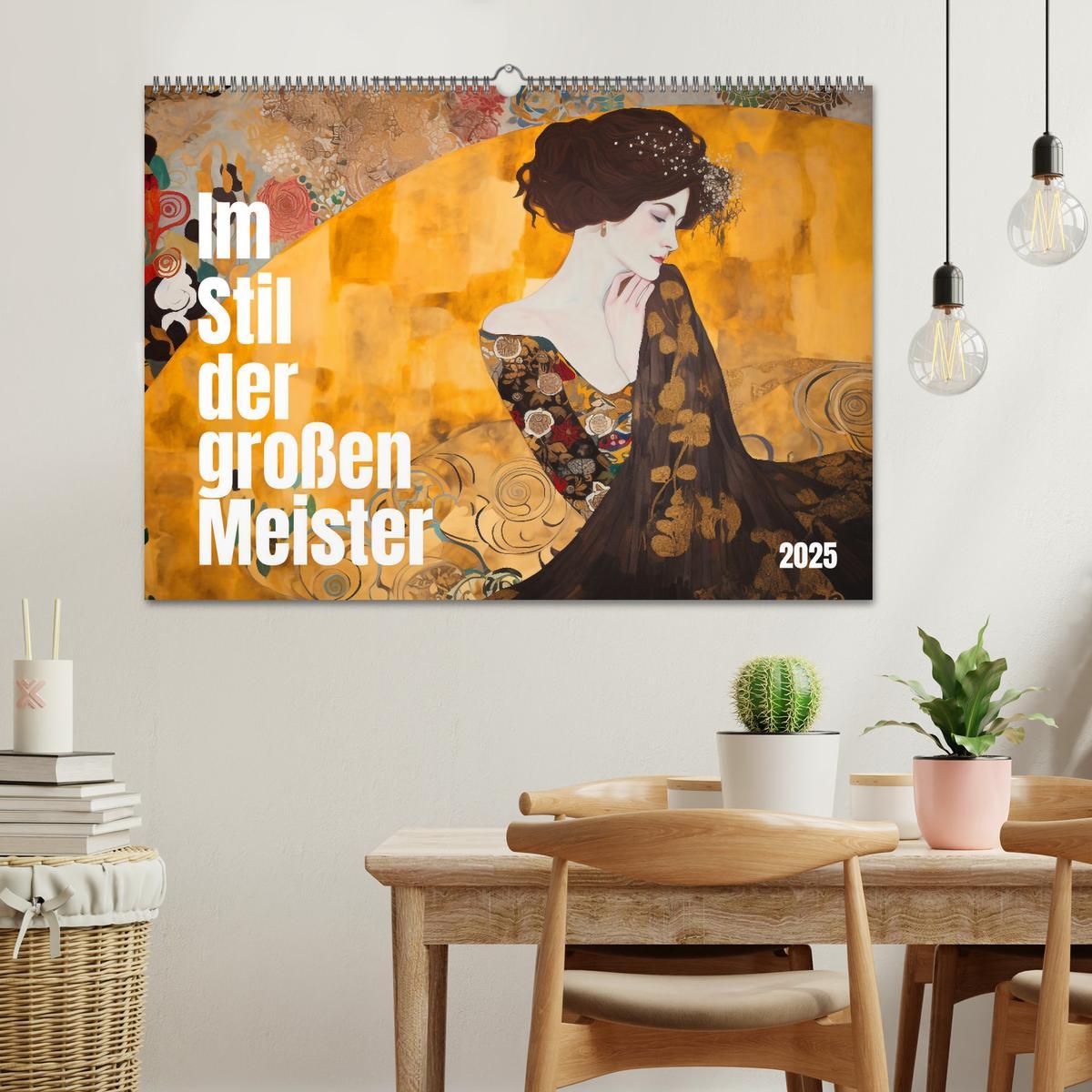 Bild: 9783383906879 | Im Stil der großen Meister (Wandkalender 2025 DIN A2 quer),...