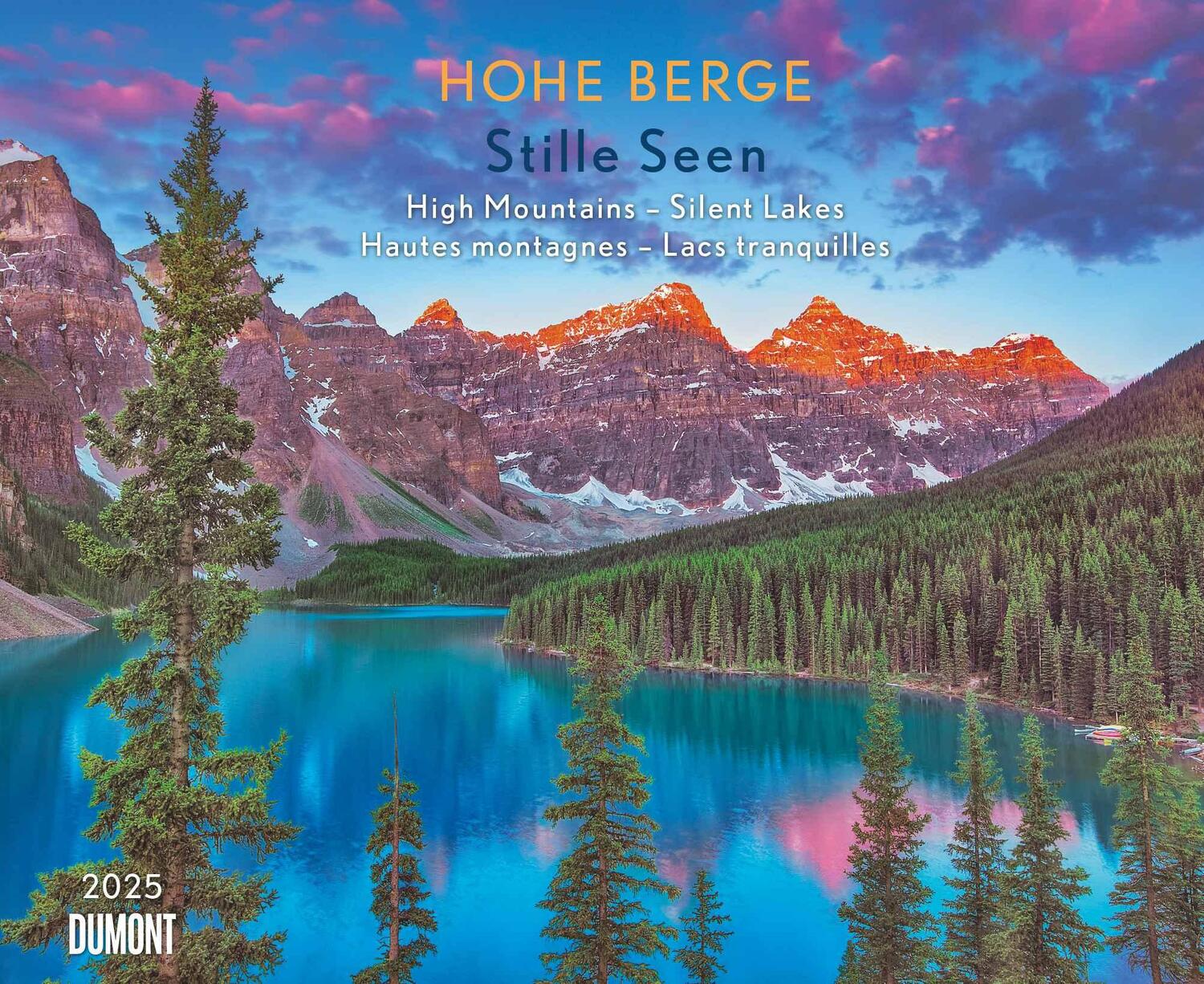 Cover: 4250809653570 | Hohe Berge - Stille Seen 2025 - Wandkalender 52 x 42,5 cm -...