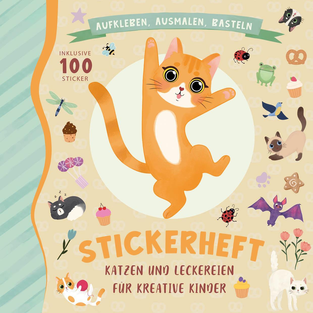 Cover: 9783963720680 | Stickerheft Katze Schlecki | Wunderhaus Verlag | Taschenbuch | 28 S.