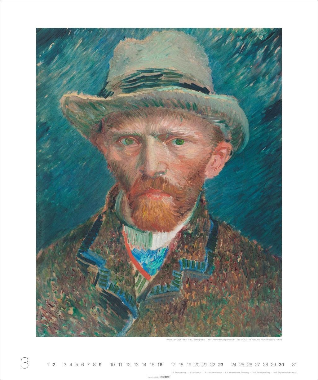 Bild: 9783839900772 | Vincent van Gogh Edition Kalender 2025 | Kalender | Spiralbindung