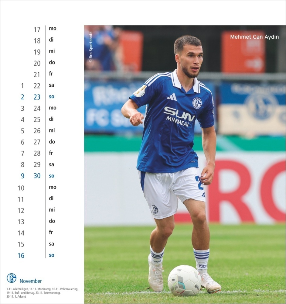 Bild: 9783756409211 | Schalke 04 Postkartenkalender 2025 | Kalender | Spiralbindung | 13 S.