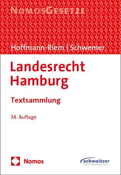 Cover: 9783756009329 | Landesrecht Hamburg | Textsammlung - Rechtsstand: 15. August 2024