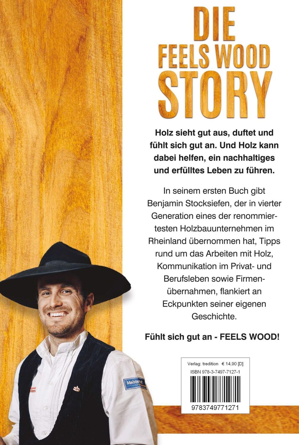 Rückseite: 9783749771271 | Die Feels Wood Story | Benjamin Stocksiefen | Buch | 152 S. | Deutsch