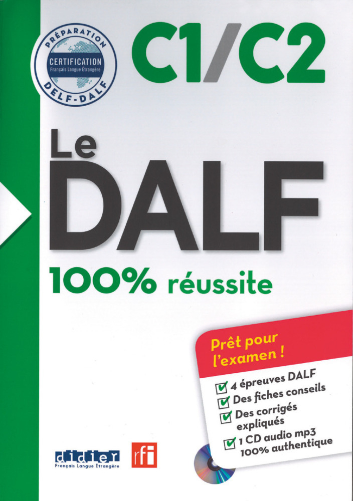 Cover: 9782278087945 | Le DALF - 100% réussite - C1/C2 | Buch mit MP3-CD | Taschenbuch | 2017