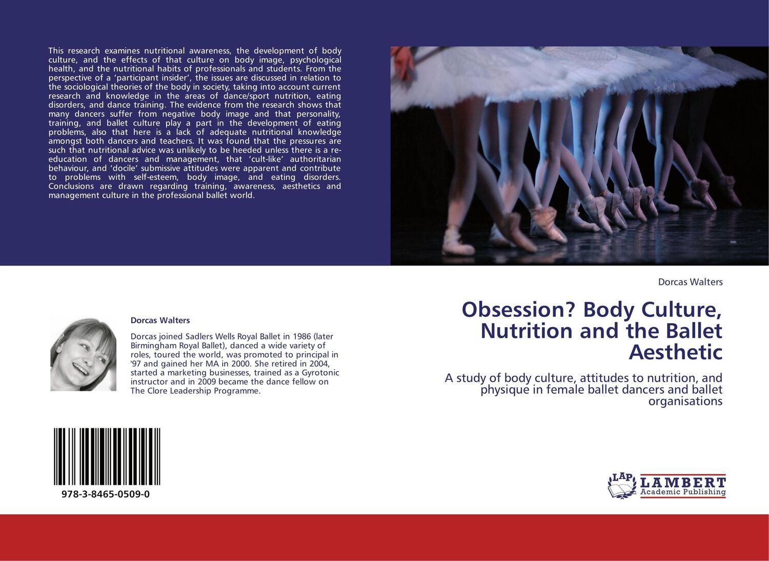 Cover: 9783846505090 | Obsession? Body Culture, Nutrition and the Ballet Aesthetic | Walters