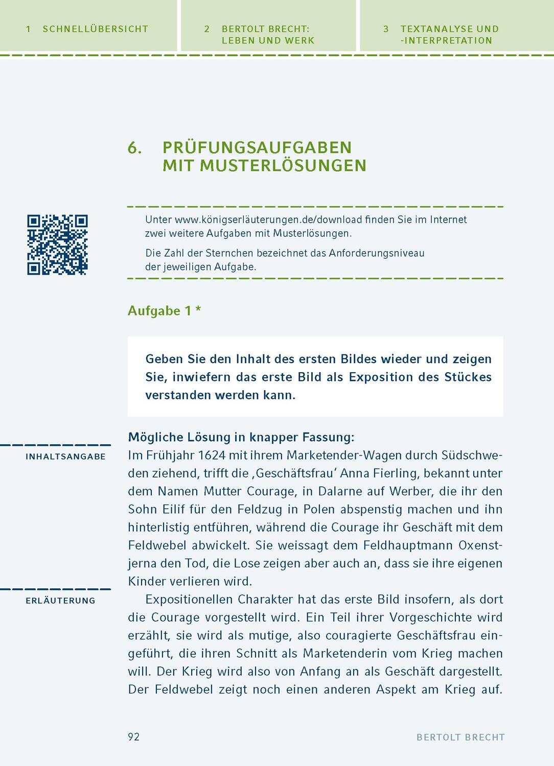 Bild: 9783804419247 | Mutter Courage und ihre Kinder. Textanalyse und Interpretation | Buch