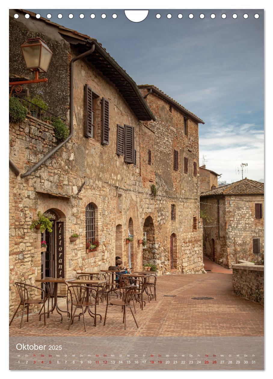 Bild: 9783457220184 | San Gimignano - Stadt der Türme (Wandkalender 2025 DIN A4 hoch),...