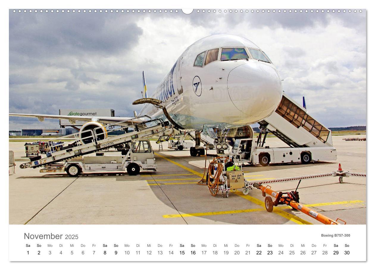 Bild: 9783435130054 | Große und kleine Flieger am Flughafen (Wandkalender 2025 DIN A2...