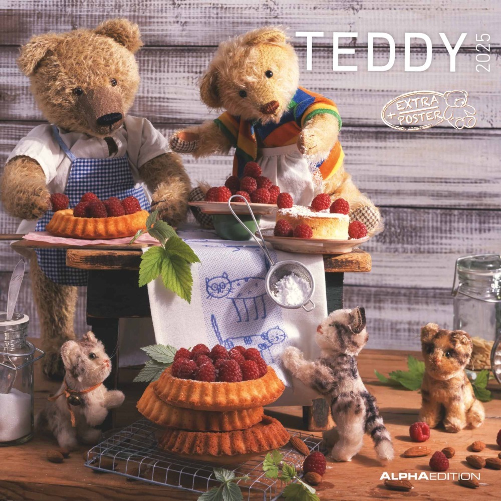 Cover: 4251732340643 | Alpha Edition - Teddy 2025 Broschürenkalender, 30x30cm,...