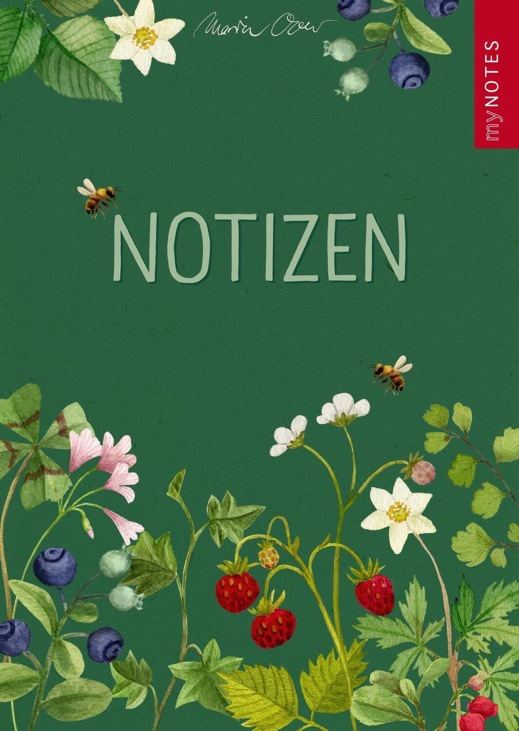 Bild: 4014489131724 | myNOTES Papeterie: Notizblock Naturschätze - Wald &amp; Wildblumen | Buch