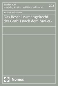 Cover: 9783756009152 | Das Beschlussmängelrecht der GmbH nach dem MoPeG | Schikorra | Buch