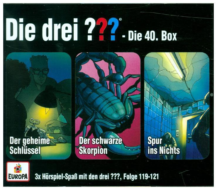 Cover: 889854672027 | Die drei ??? - 3er Box 40 (Folgen 119, 120, 121) (Fragezeichen) | CD