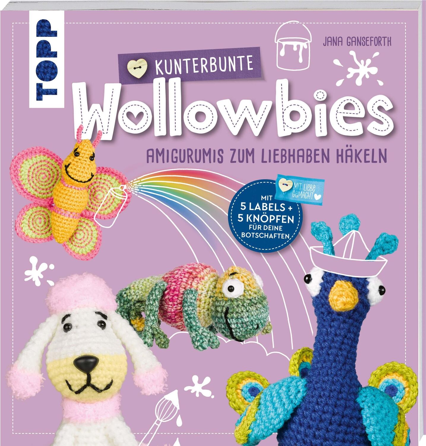 Cover: 9783772468841 | Kunterbunte Wollowbies | Jana Ganseforth | Taschenbuch | 112 S. | 2022