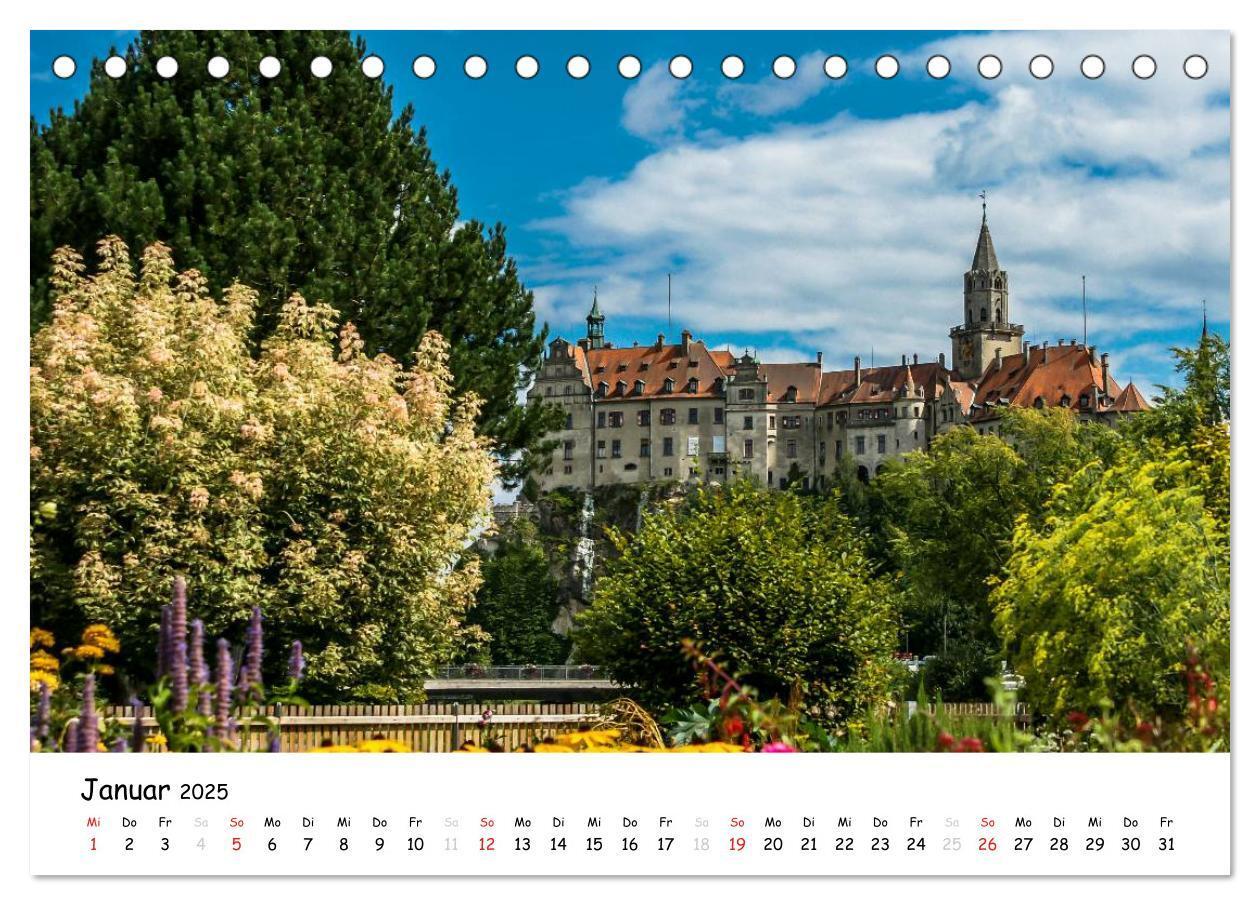 Bild: 9783435471874 | Schlösser und Gärten Süddeutschland (Tischkalender 2025 DIN A5...