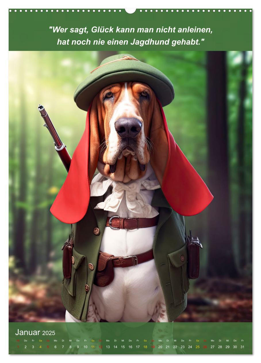 Bild: 9783435980123 | Lustige Jagdhunde mit Jägerlatein (hochwertiger Premium...