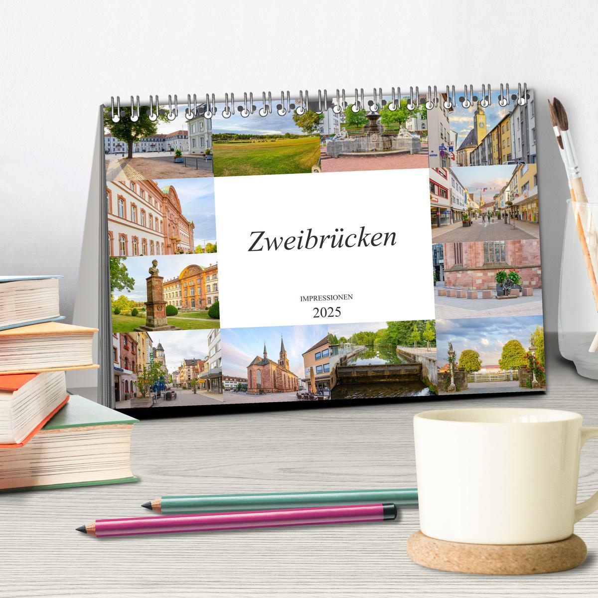 Bild: 9783435192298 | Zweibrücken Impressionen (Tischkalender 2025 DIN A5 quer), CALVENDO...